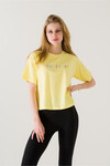 Kadın Summer Day Sarı Baskılı T-Shirt 21009