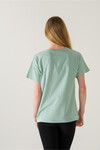 Kadın Spread Love Mint Baskılı T-Shirt 21006