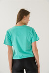 Kadın Summer Day Mint Baskılı T-Shirt 21009