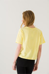 Kadın Summer Day Sarı Baskılı T-Shirt 21009